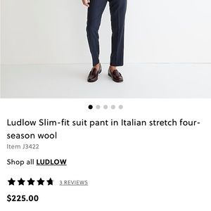 JCrew stretch wool pants
